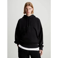 Худи Calvin Klein Jeans, размер XL, , черный