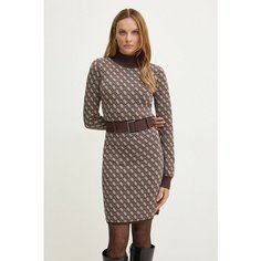 Платье GUESS, размер L, коричневый