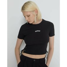 Футболка Gloria Jeans Ready! Steady! Go!, размер 16-18л/170, черный