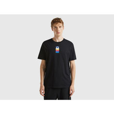 Футболка UNITED COLORS OF BENETTON, размер EL, черный 100