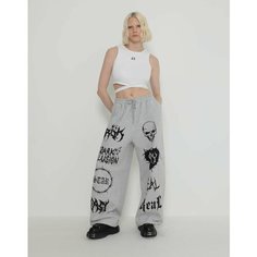 Брюки Gloria Jeans Ready! Steady! Go!, размер 12-14л/158-164, серый