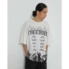 Футболка Gloria Jeans Ready! Steady! Go!, размер 16-18л/182, молочный