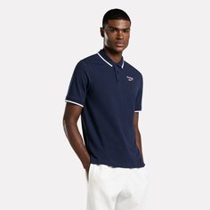 Поло спортивное Reebok, размер XL, синий
