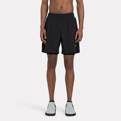 Шорты спортивные Reebok Running 2 in 1 Shorts, размер S, черный