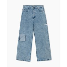 Джинсы широкие Gloria Jeans Ready! Steady! Go!, размер 44/170, синий