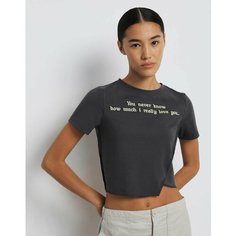 Футболка Gloria Jeans, размер XXS (36-38), серый