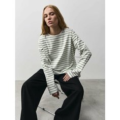 Лонгслив GATE31 Лори, размер M, , белый, зеленый