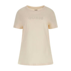 Футболка GUESS, размер XS, кремовый/белый