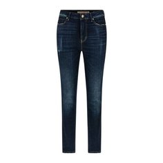 Джинсы скинни GUESS, размер 28/31, синий