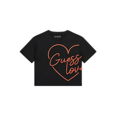 Футболка GUESS, размер 12 лет, черный