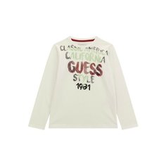 Лонгслив GUESS, размер 7 лет, белый