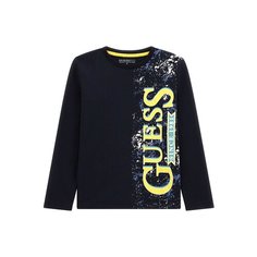 Лонгслив GUESS, размер 10 лет, синий