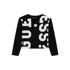 Лонгслив GUESS, размер 8 лет, черный