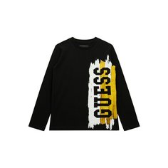 Лонгслив GUESS, размер 14 лет, черный
