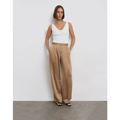 Брюки классические Gloria Jeans GJ BLACK, размер 38/158, золотистый