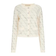 Кардиган GUESS, размер XS, , кремовый/белый