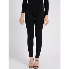 Брюки скинни GUESS, размер 27, black