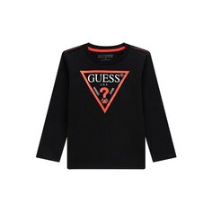 Лонгслив GUESS, размер 6 лет, черный