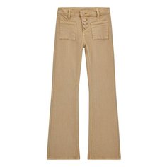 Брюки GUESS, размер 8 , персиковый/песочный/розовый