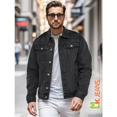Куртка-рубашка MkJeans, размер L, черный оникс