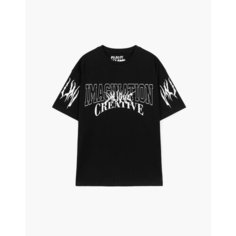 Футболка Gloria Jeans Ready! Steady! Go!, размер 8-10л/134-140, черный