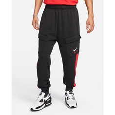 Брюки спортивные NIKE Air, размер XS, черный/красный