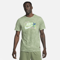 Футболка NIKE, размер S, oil green