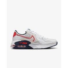 Кроссовки NIKE Air Max Excee, размер 9 US, светло-серый/красный