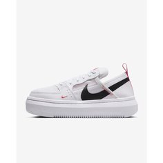Кроссовки NIKE Court Vision Alta, размер 6.5 US, WHITE/SEA CORAL-BLACK