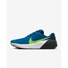 Кроссовки NIKE Air Zoom, размер 45.5, court blue/black/platinum tint/green strike