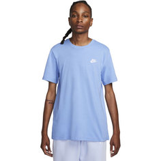 Футболка NIKE Sportswear Club, размер L, голубой