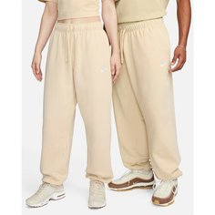 Брюки NIKE Sportswear Club Fleece, размер S, sanddrift/white