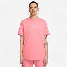 Футболка NIKE, размер 2XL, розовый