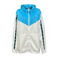 Толстовка спортивная NIKE Repeat Full-Zip Hoodie, размер XL, , белый/синий/черный