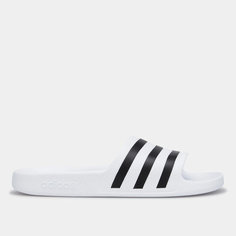 Шлепанцы adidas ADILETTE AQUA SLIDES, размер 10 UK, Cloud White / Core Black / Cloud White