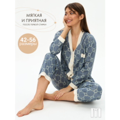Пижама MIRACLE, размер XL, светло-голубой