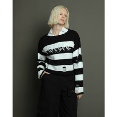 Джемпер Gloria Jeans Ready! Steady! Go!, размер XS (38-40), , черный/белый