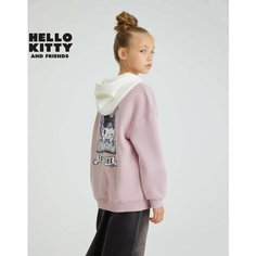 Худи Gloria Jeans, размер 14+/170-176, пыльно-розовый