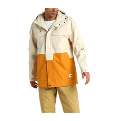 Куртка The North Face, размер XL, бежевый/оранжевый