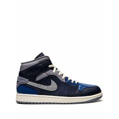 Кроссовки Jordan Air Jordan 1 Mid SE Craft, размер 8,5 US, синий