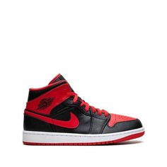 Кроссовки Jordan Air Jordan 1 Mid, размер 15 US, чёрный