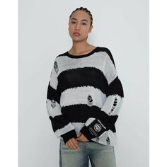 Джемпер Gloria Jeans, размер M-L/170 (44-48), черный/белый