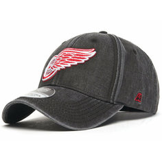 Бейсболка Atributika & Club Detroit Red Wings, размер 55-58, черный/джинса