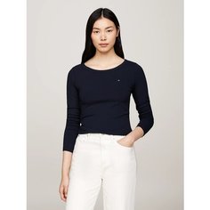 Лонгслив TOMMY HILFIGER, размер M, , синий