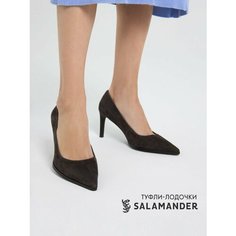 Туфли лодочки Salamander, размер 38, темно-коричневый