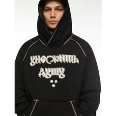 Худи Антон Лисин АЛР х Унежить Душу, размер XL/XXL, , черный