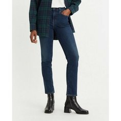 Джинсы зауженные Levis 724 HIGH RISE STRAIGHT, размер 27/32, blue Levis®