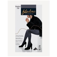 Колготки Filodoro Regina, 100 den, размер 5/5XL, carbone Filodoro®