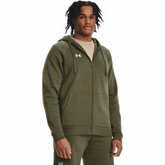 Толстовка спортивная Under Armour Rival Fleece FZ Hoodie, размер L, , marine od green