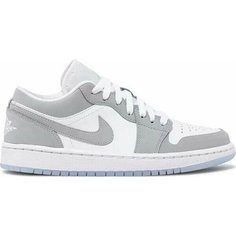 Кроссовки NIKE Air Jordan 1 Low, размер 38.5 EU / 6 US / 7.5 USw, wolf grey